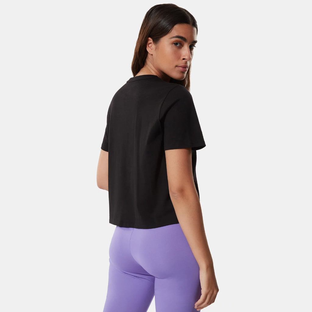 FOUNDATION T-Shirt Corta in Vita / Nero - Ideal Moda