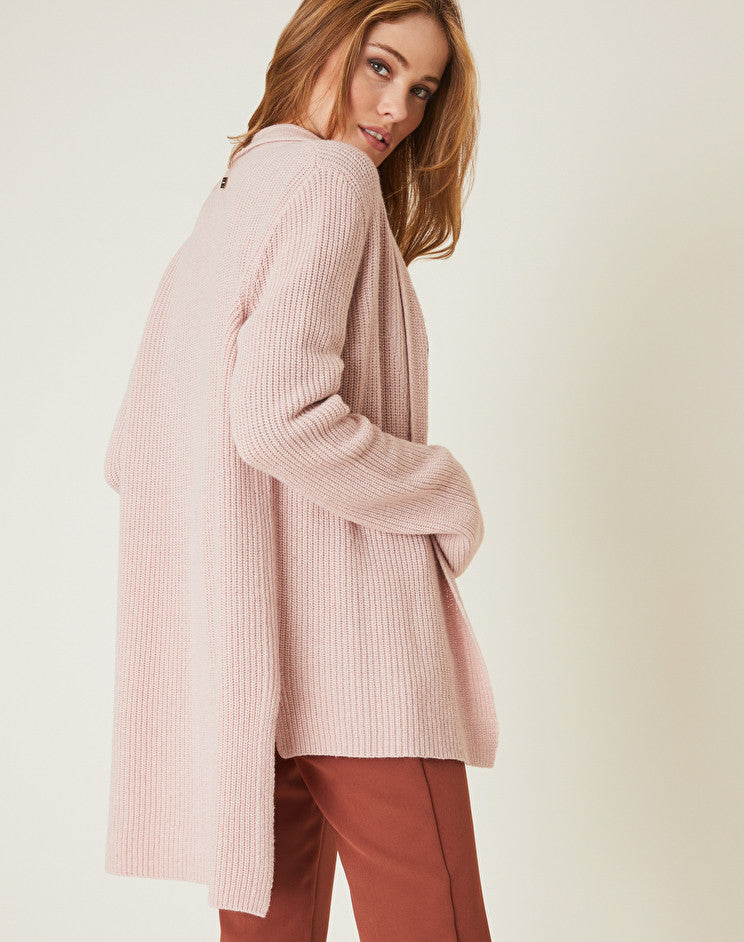 Cardigan in Maglia Manila Grace / Rosa - Ideal Moda