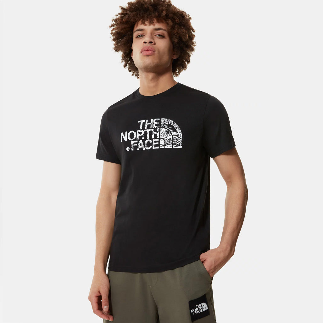 T-Shirt Uomo Woodcut Dome / Nero - Ideal Moda
