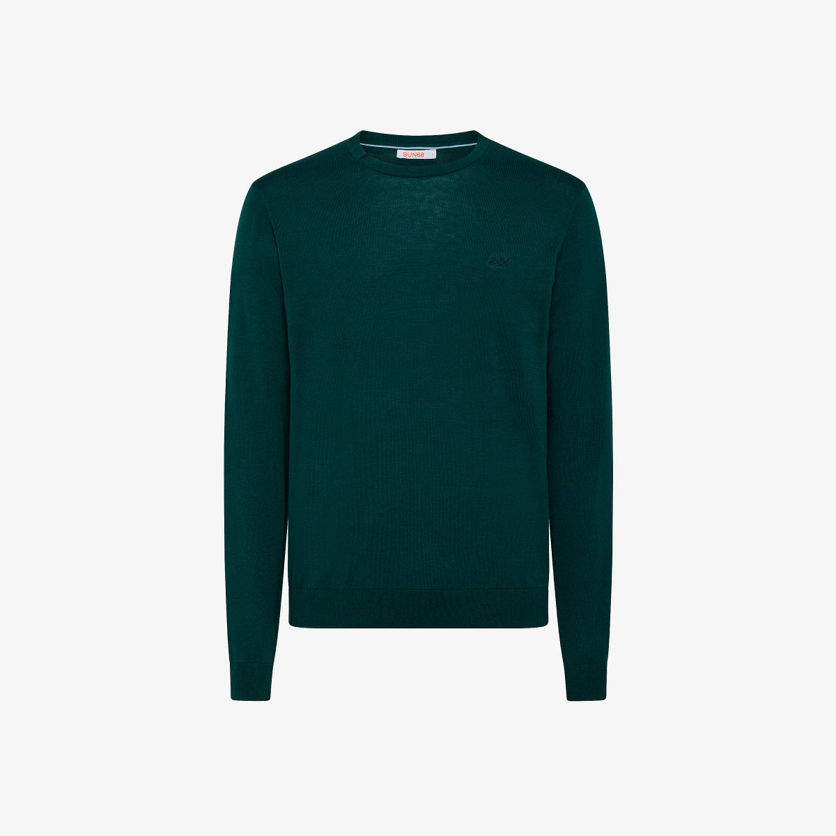 Maglia Sun 68 Girocollo / Verde - Ideal Moda
