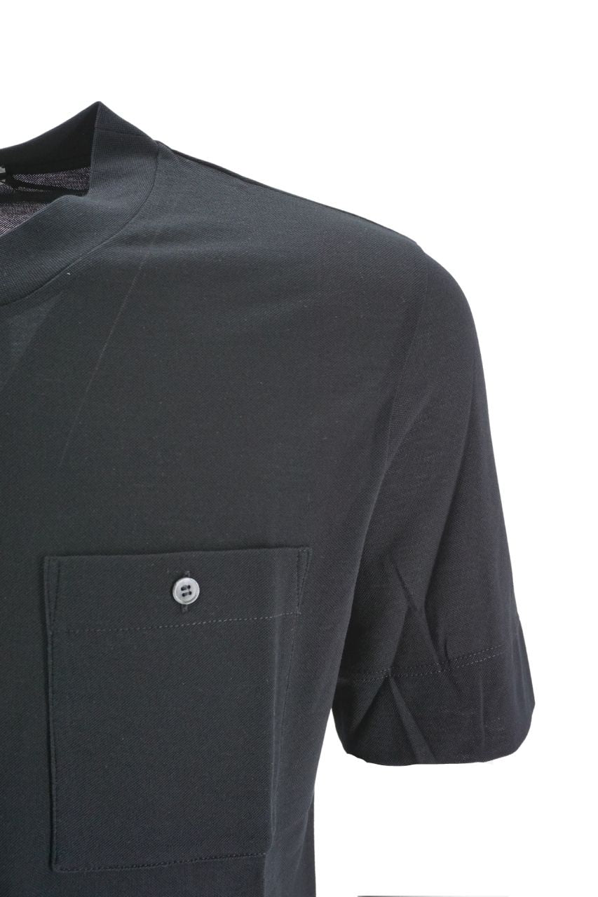 T-Shirt Paolo Pecora Girocollo / Nero - Ideal Moda