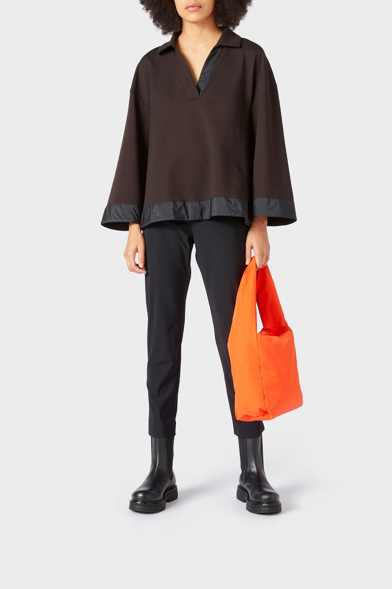 Blusa in Punto Milano Liviana Conti / Marrone - Ideal Moda