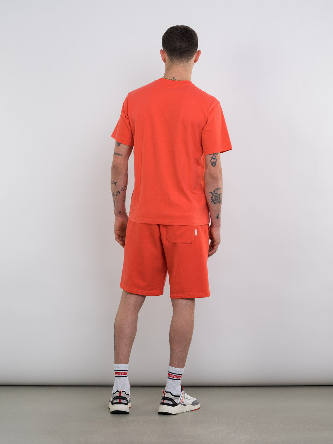 T-Shirt Franklin & Marshall con Logo / Arancione - Ideal Moda