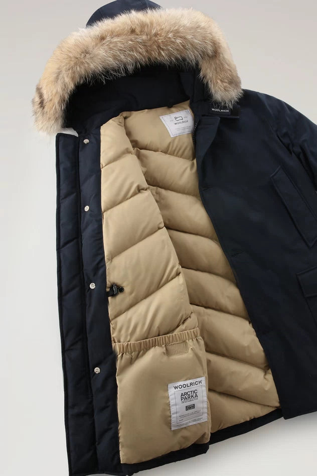 Arctic Parka Woolrich con Pelliccia / Blu - Ideal Moda