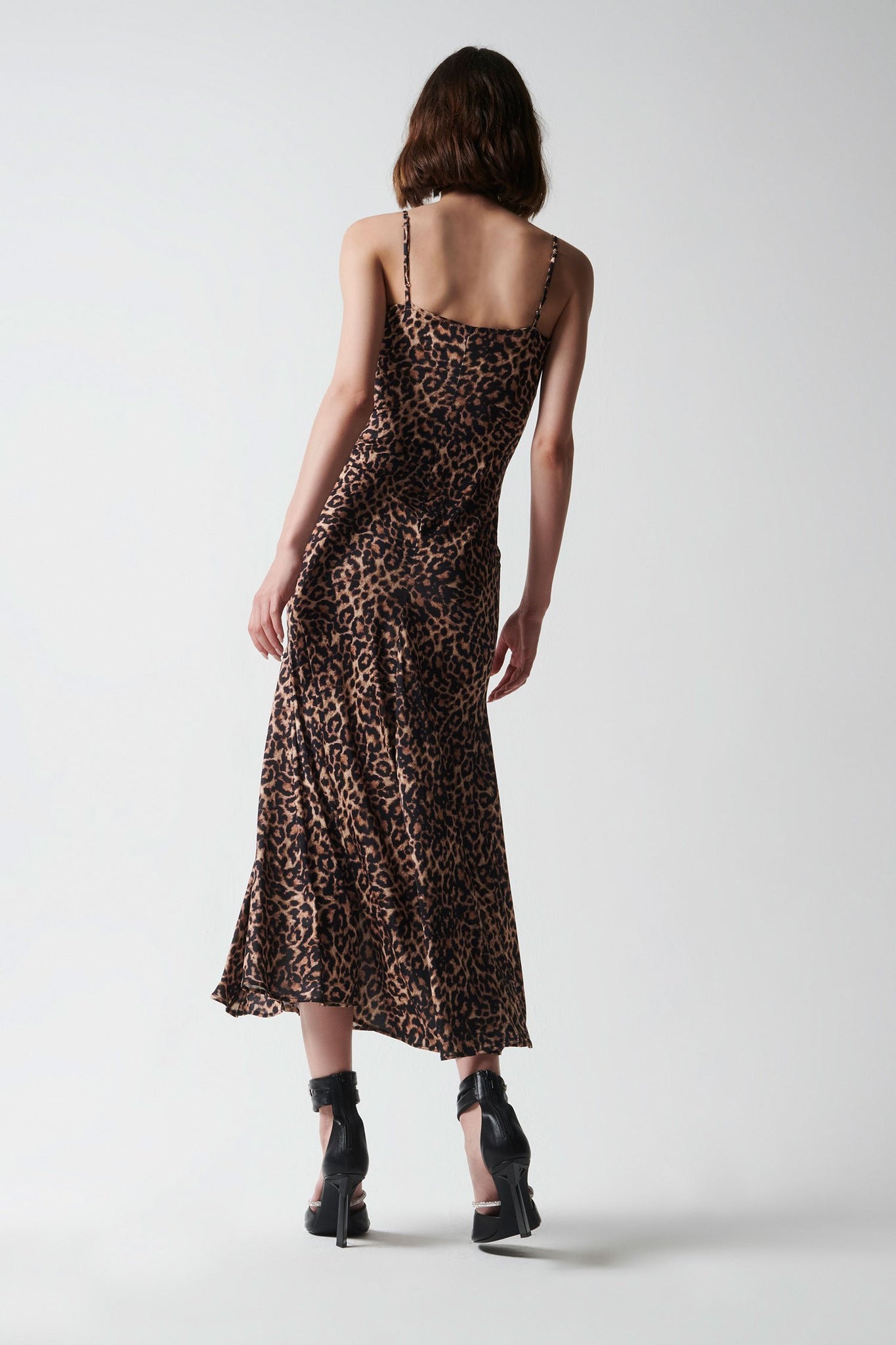 Abito Lungo Animalier Aniye By / Marrone - Ideal Moda