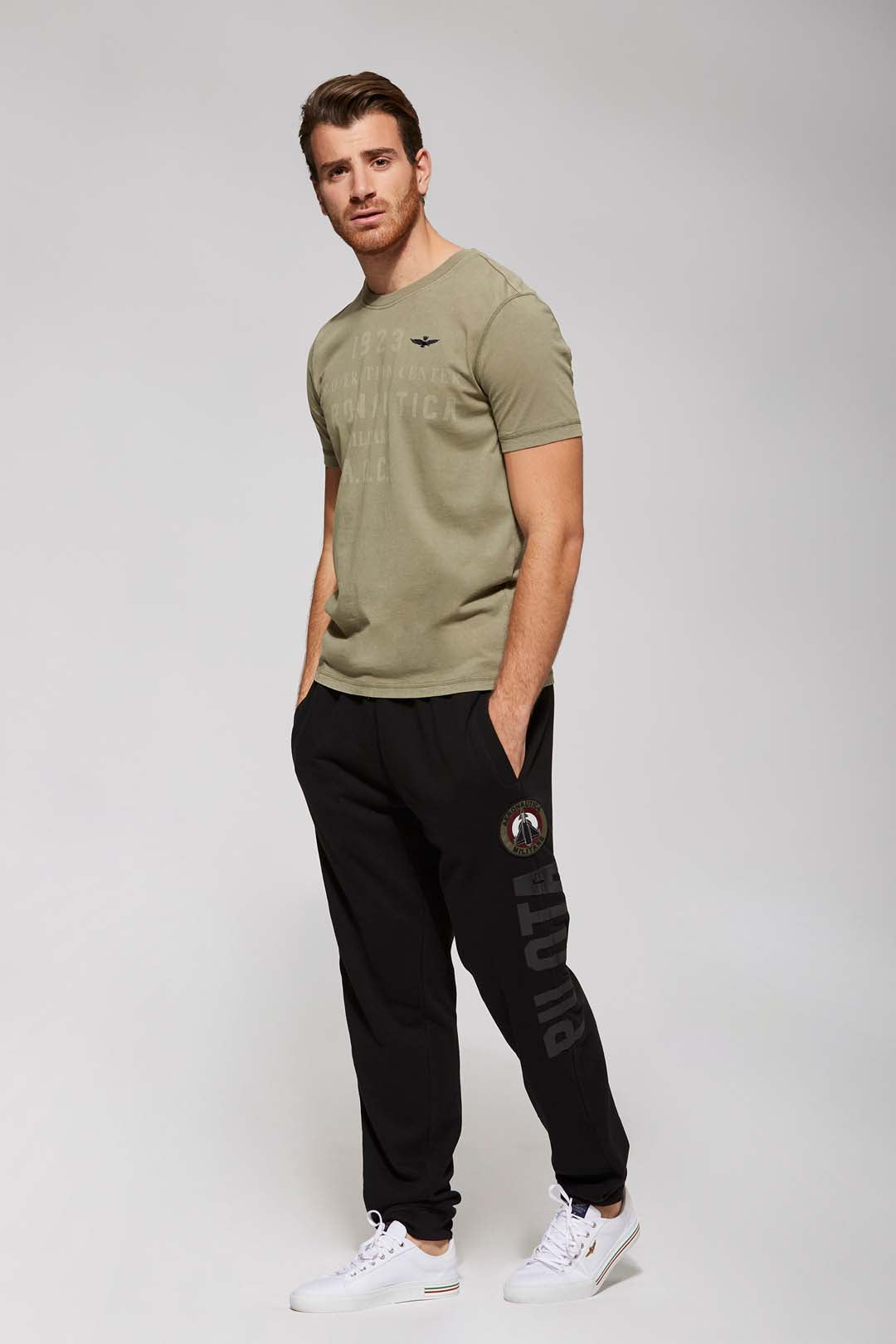 T-Shirt Mezze Maniche / Verde - Ideal Moda