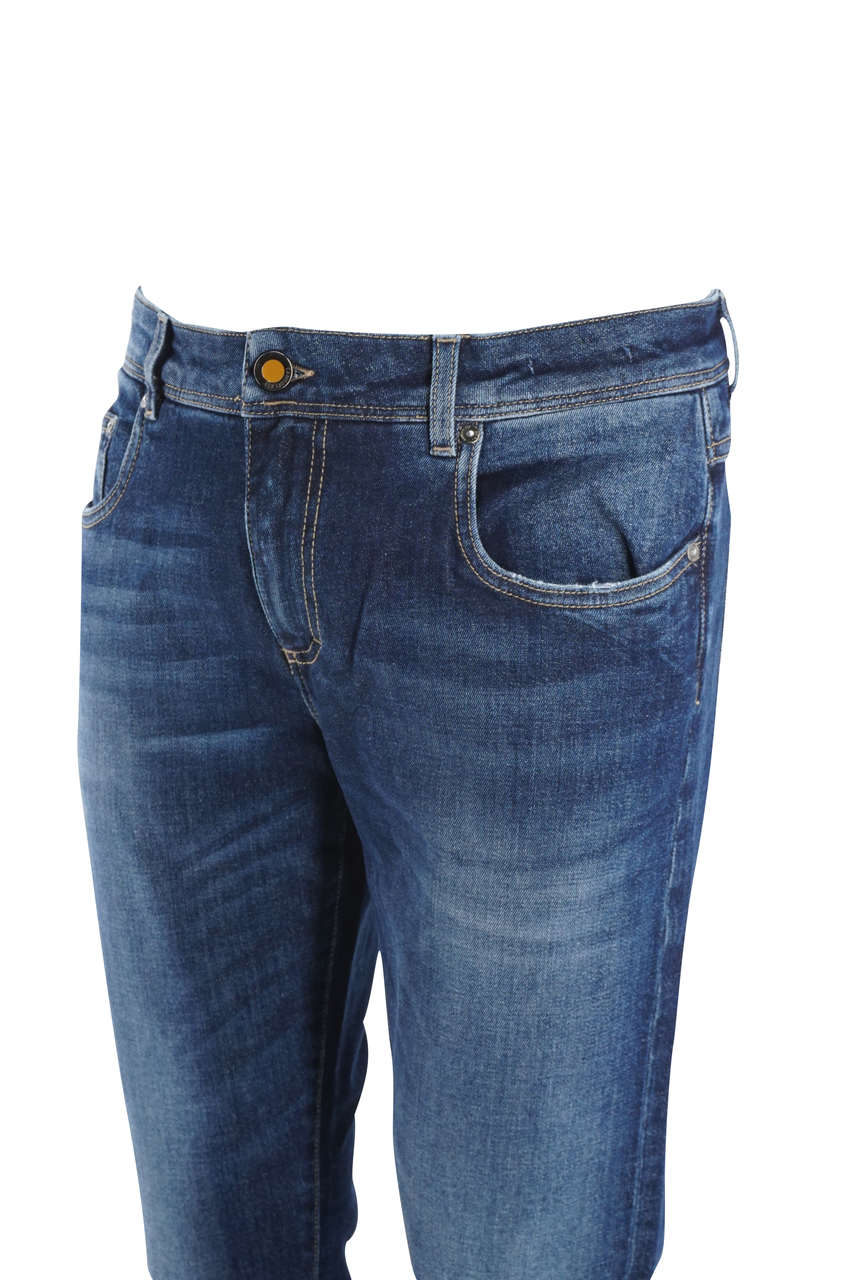 Jeans Camouflage Slim Fit / Jeans - Ideal Moda