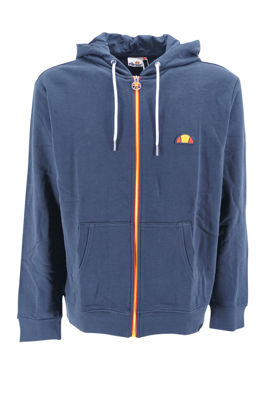 Felpa con Zip / Blu - Ideal Moda