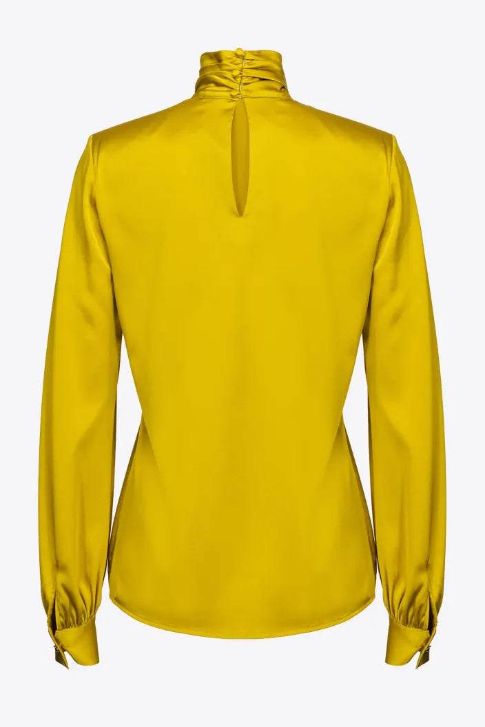 Blusa a Maniche Lunghe Pinko / Giallo - Ideal Moda