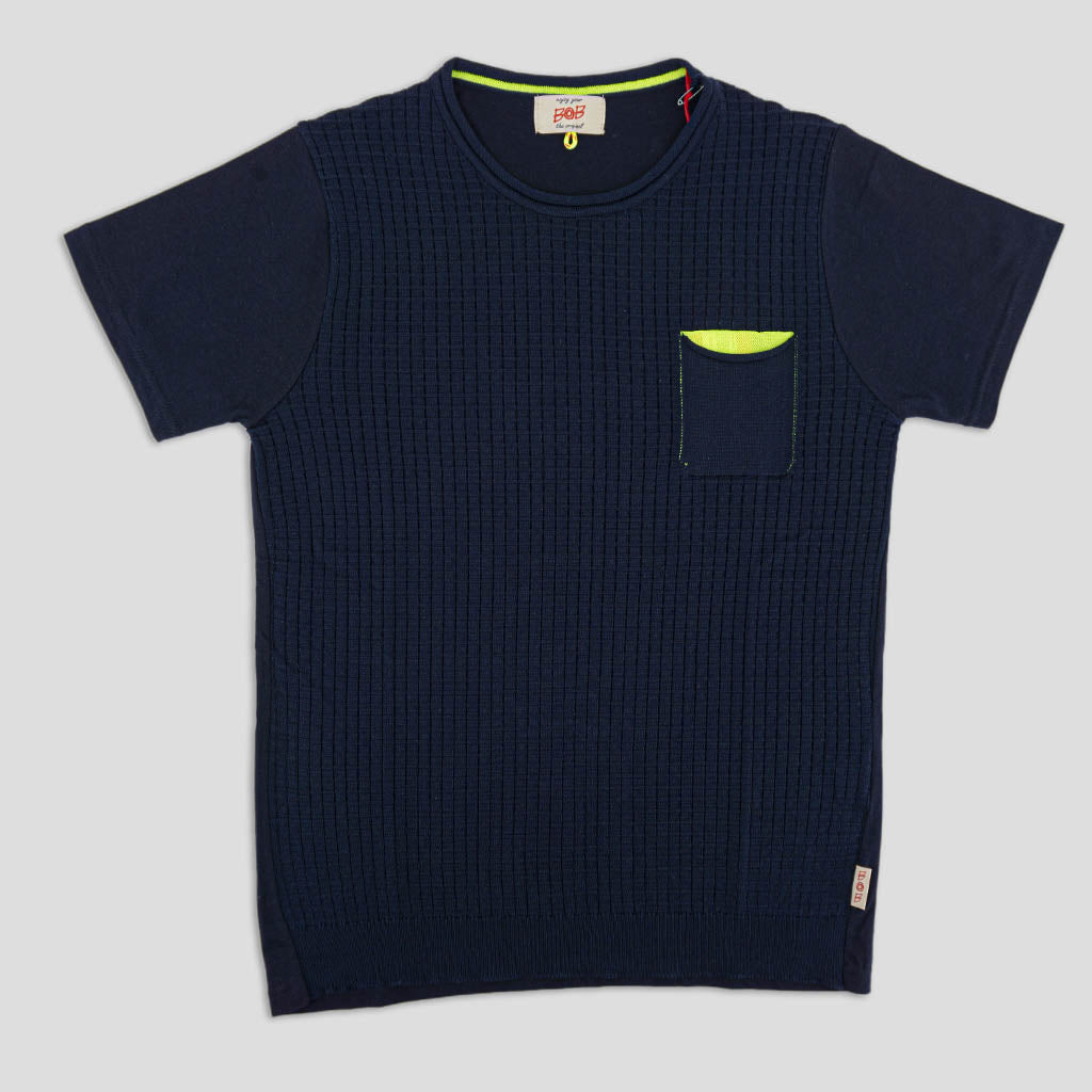 T-Shirt Doppio Tessuto / Fantasia - Ideal Moda