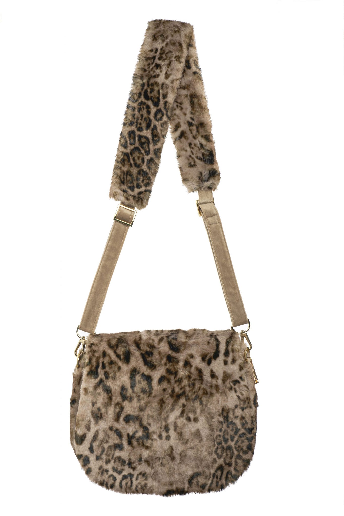 Borsa con Ecopelliccia Animalier La Milanesa / Multicolor - Ideal Moda