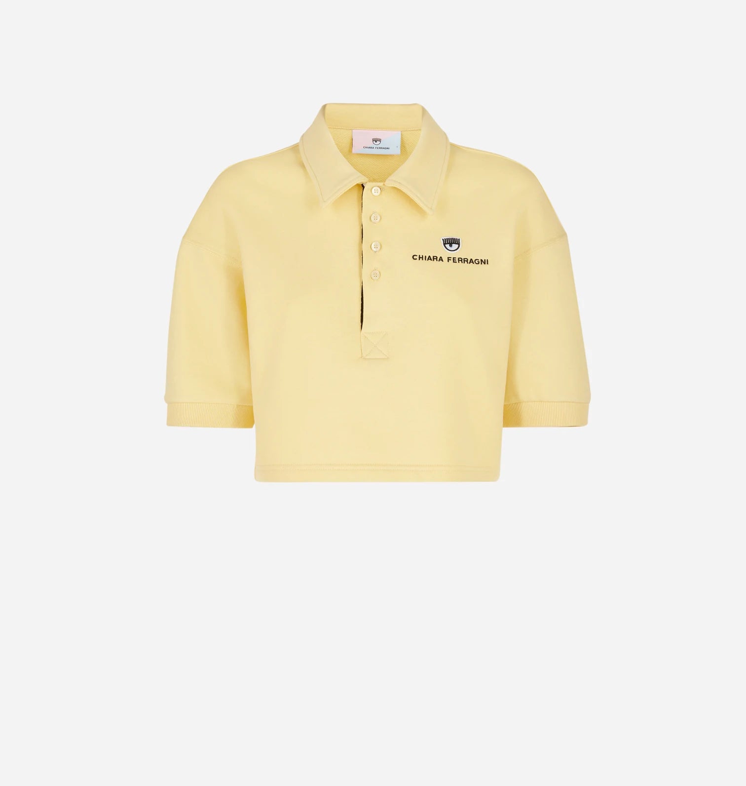 Polo Chiara Ferragni con Logo / Giallo - Ideal Moda