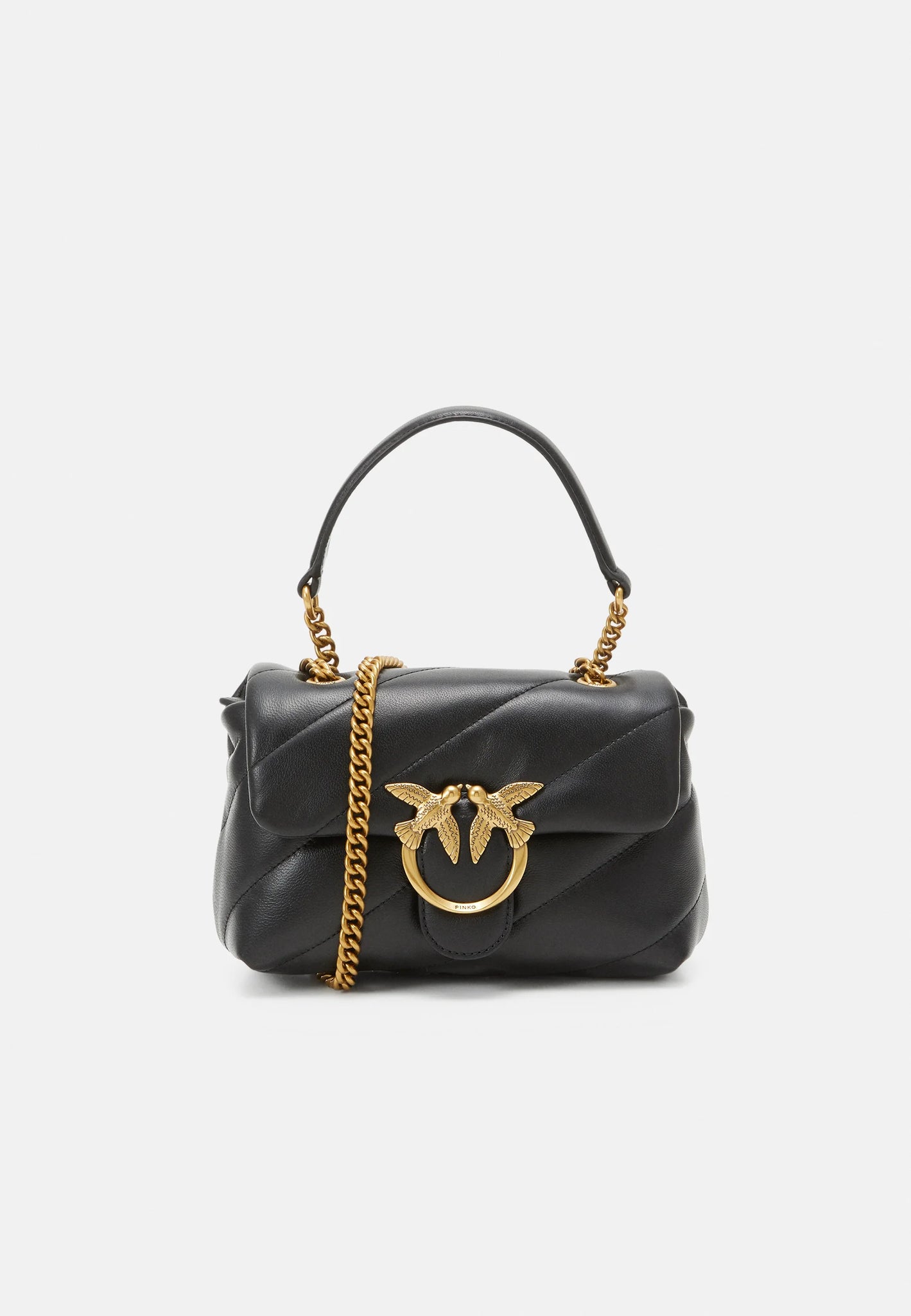 Borsa Pinko Mini Love Puff Maxi Quilt / Nero - Ideal Moda