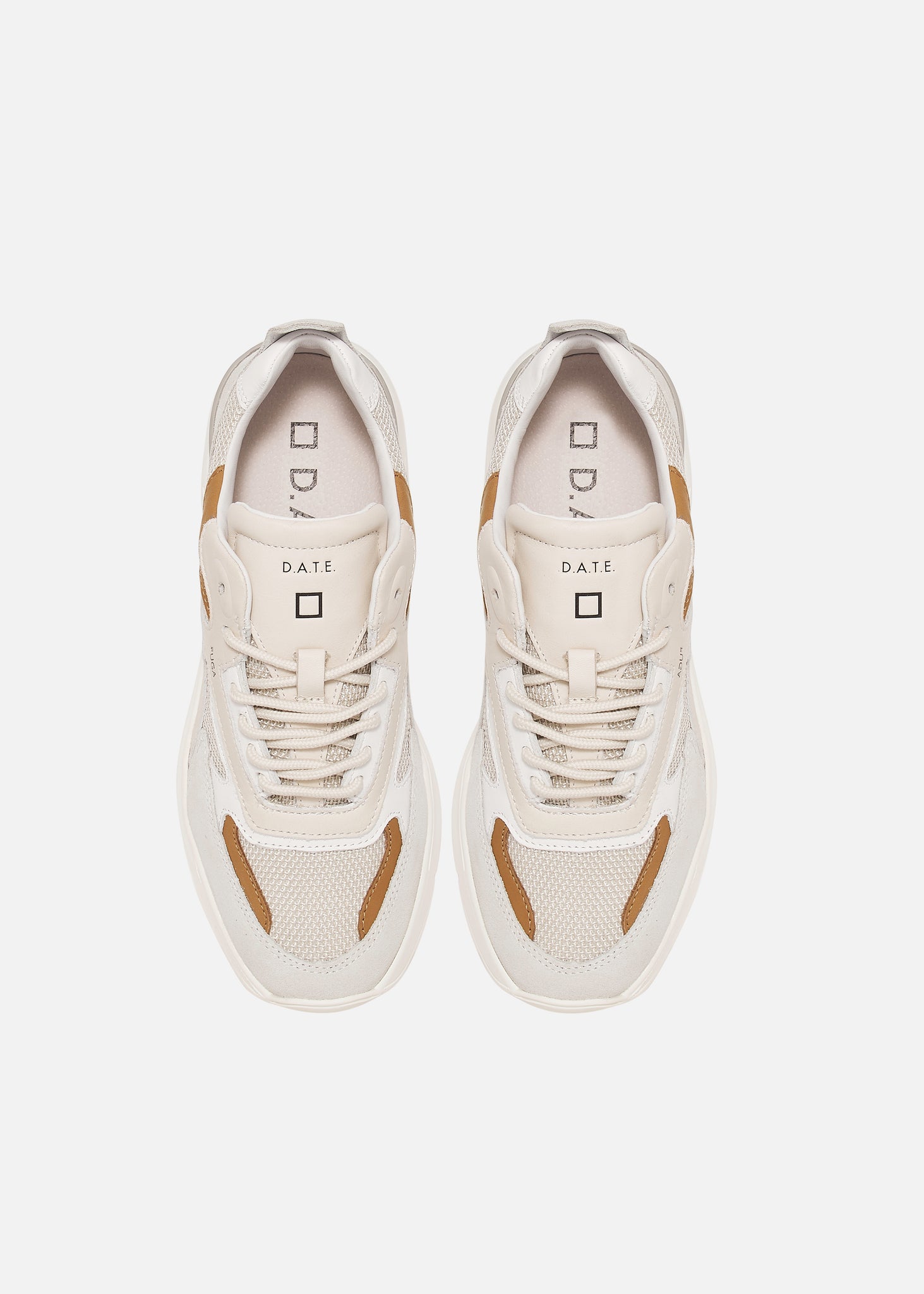 Sneaker Fuga Natural DATE / Beige - Ideal Moda
