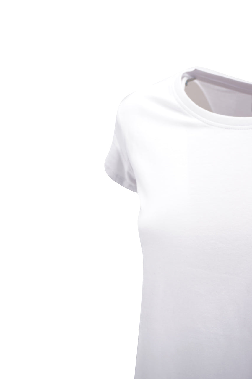 T-Shirt con Logo / Bianco - Ideal Moda