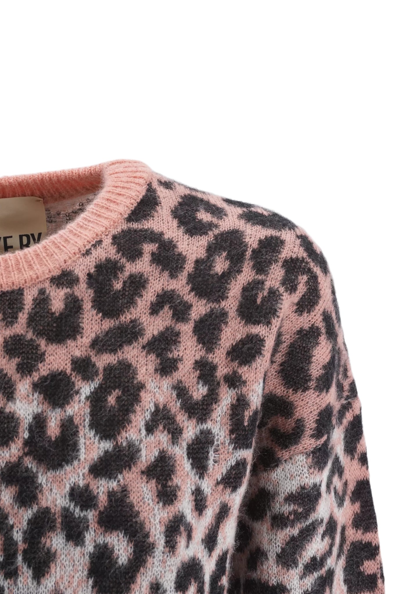Maglia Girocollo a Fantasia Aniye By / Rosa - Ideal Moda