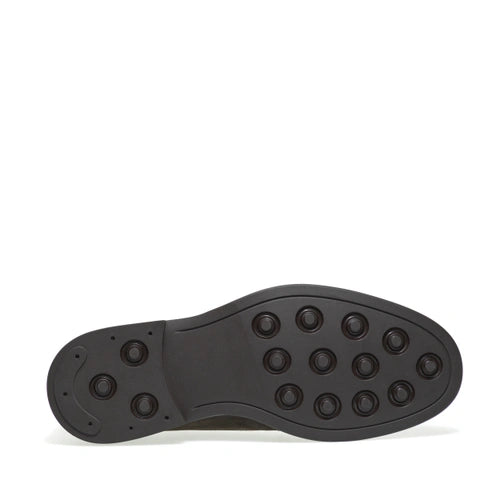 Derby in Pelle Scamosciata Frau / Marrone - Ideal Moda
