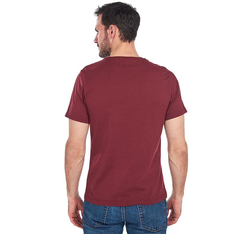Maglietta Sportiva Barbour / Bordeaux - Ideal Moda