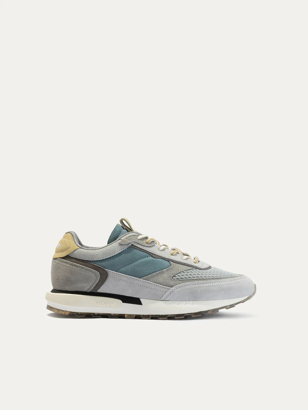 Sneaker in Pelle e Tessuto Hoff / Grigio - Ideal Moda