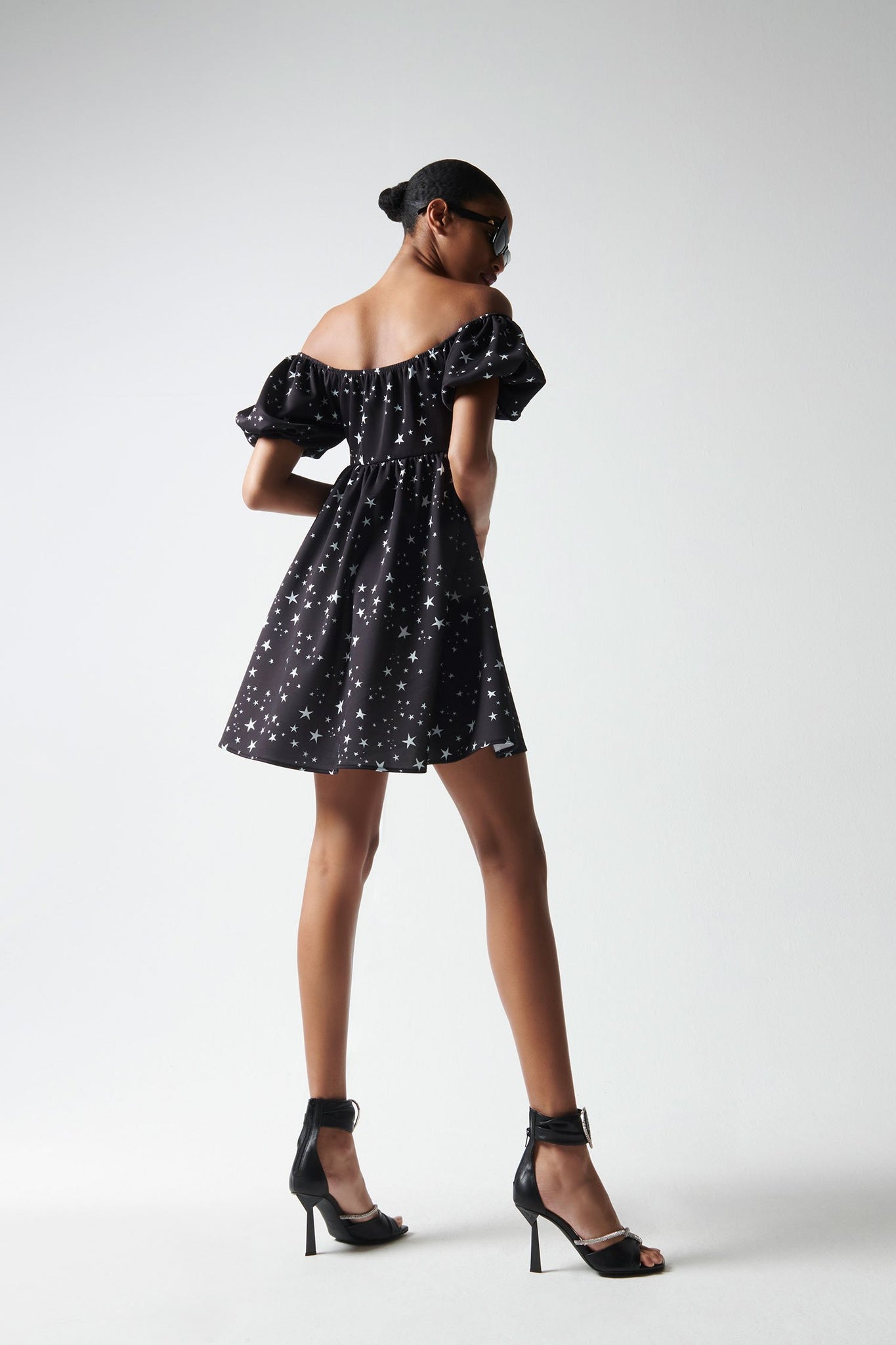 Abito a Fascia con Fantasia Aniye By / Nero - Ideal Moda