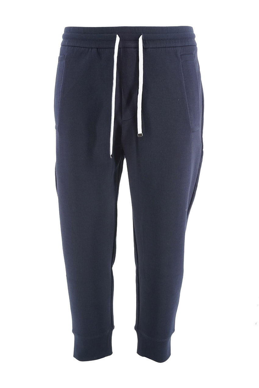 Pantalone Emporio Armani con logo / Blu - Ideal Moda
