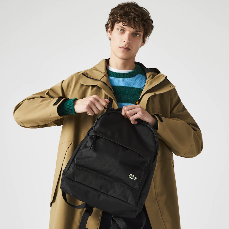 Zaino Lacoste in Tela / Nero - Ideal Moda