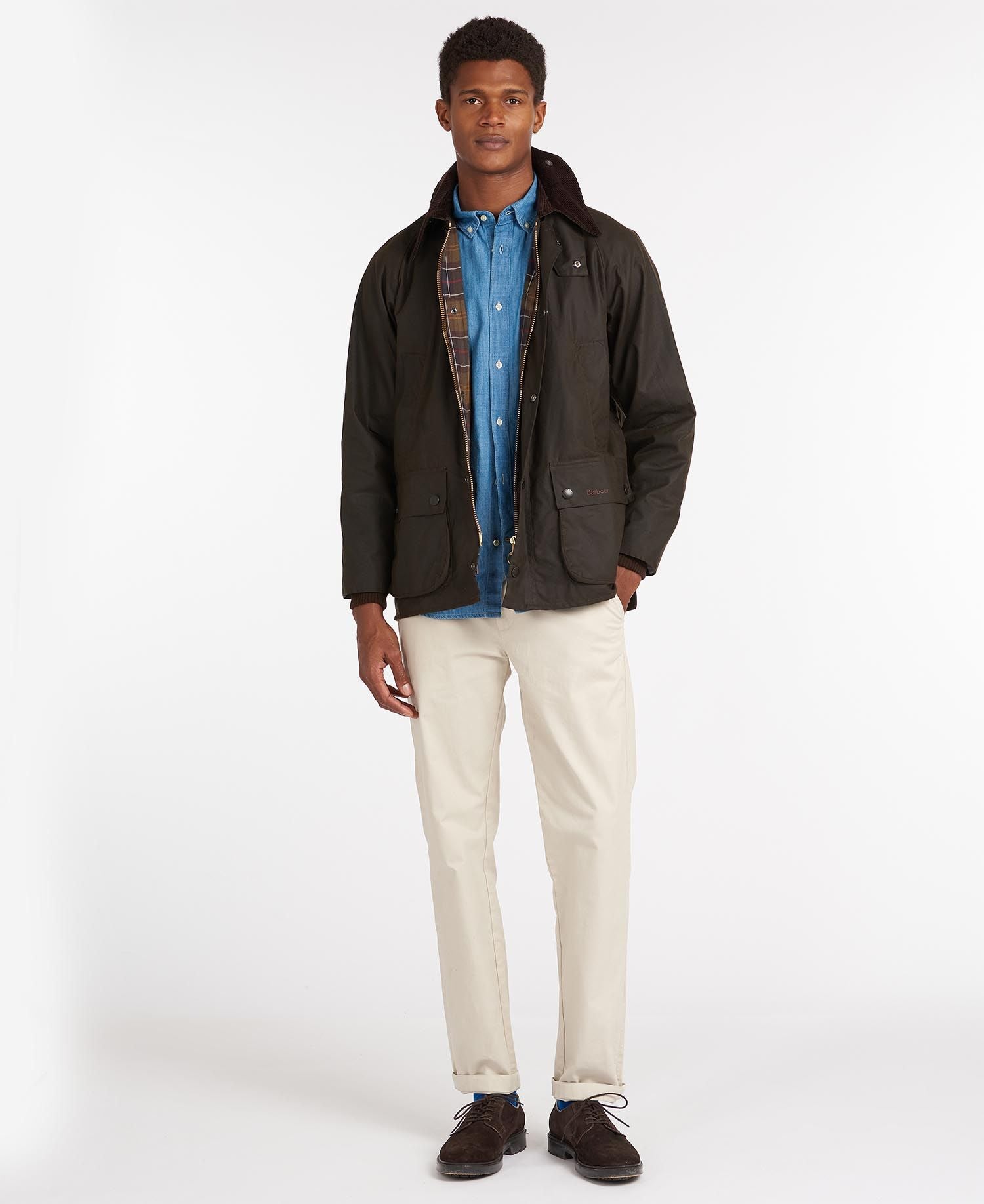 Giubbino Barbour Classic Bedale / Verde - Ideal Moda