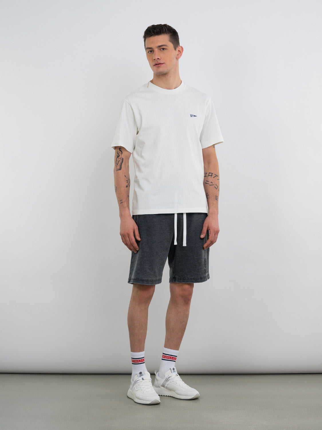 T-Shirt Franklin & Marshall con Logo / Bianco - Ideal Moda