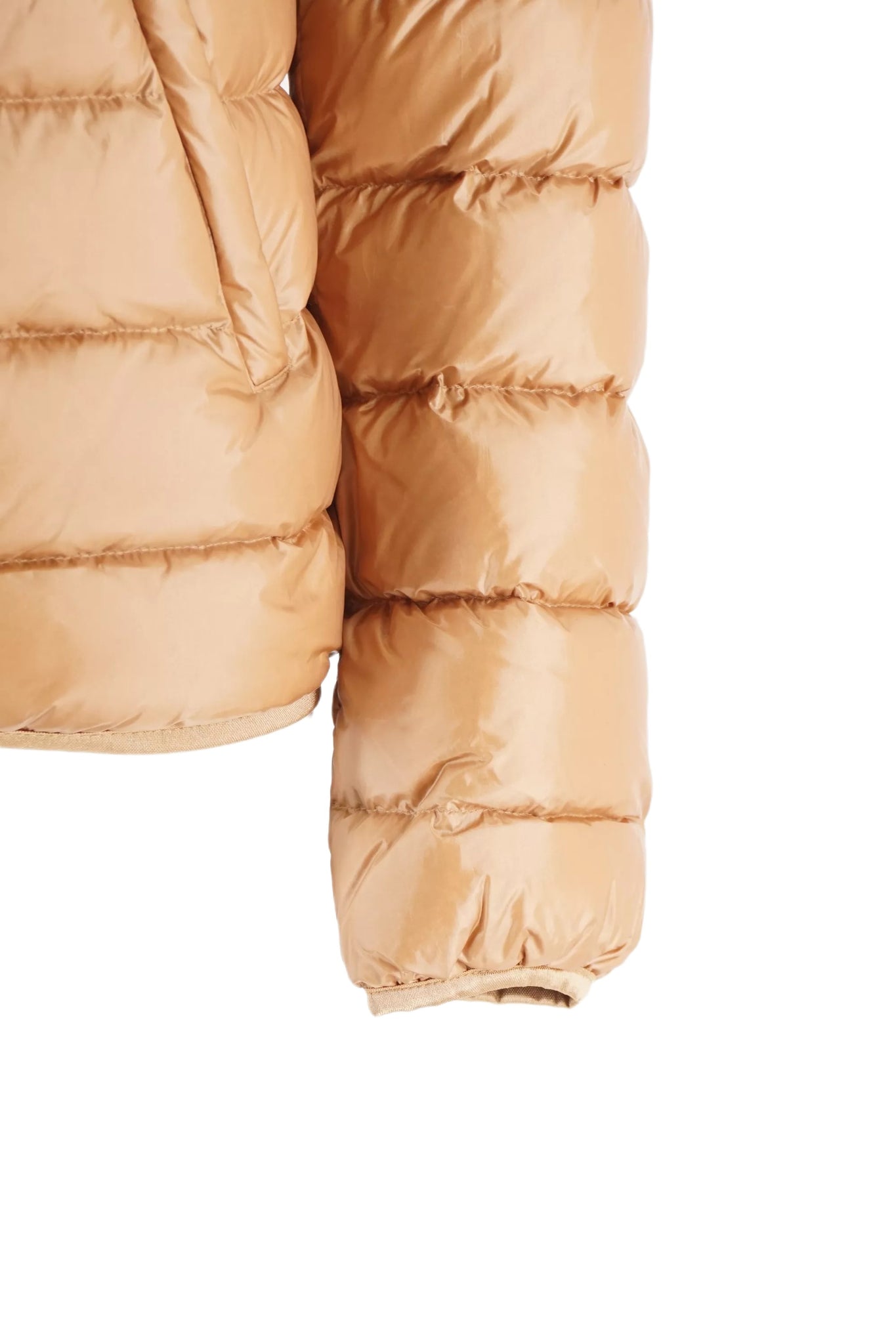 Piumino con Cappuccio e Pelliccia Colmar / Beige - Ideal Moda