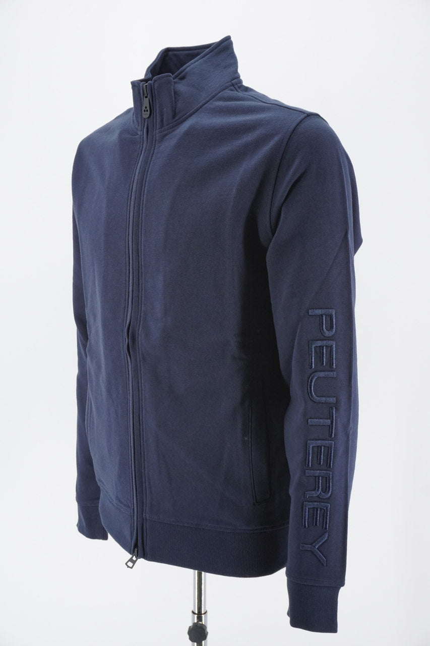 Felpa Peuterey con Zip / Blu - Ideal Moda