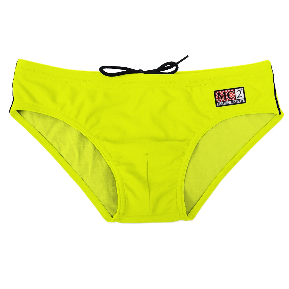 Costume Slip in Lycra / Giallo - Ideal Moda