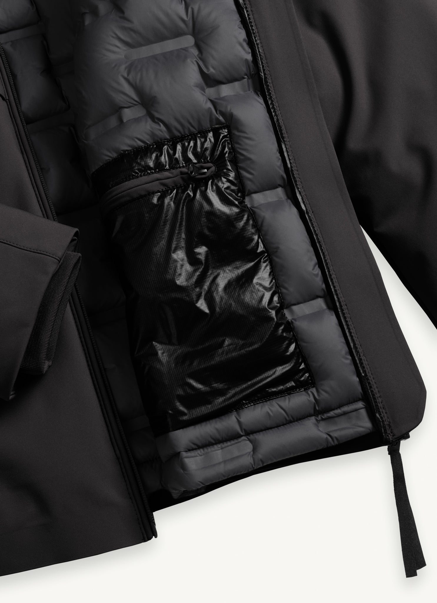Giacca Research Interno in Piumino / Nero - Ideal Moda