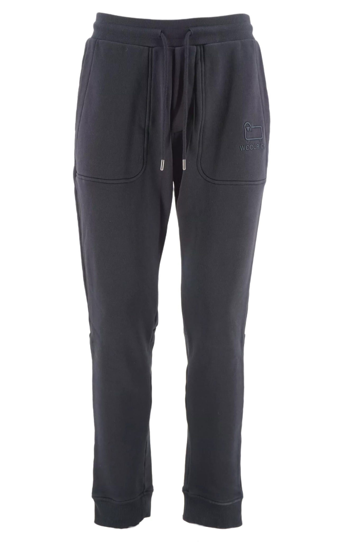 Pantalone in Tuta con Logo Woolrich / Nero - Ideal Moda