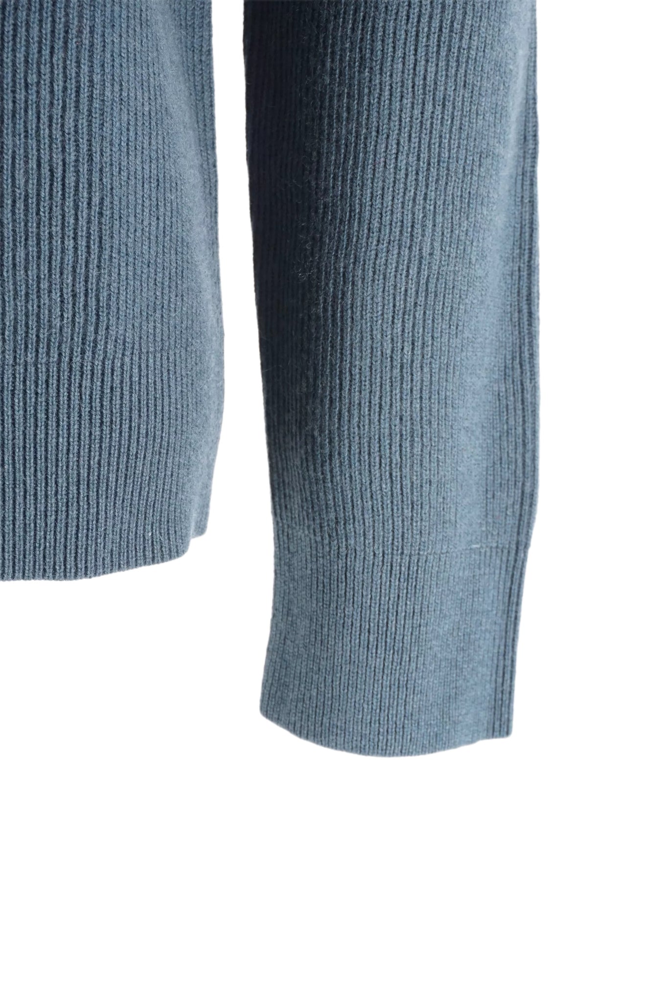 Maglia a Costine in Seta e Cashmere Corneliani / Celeste - Ideal Moda