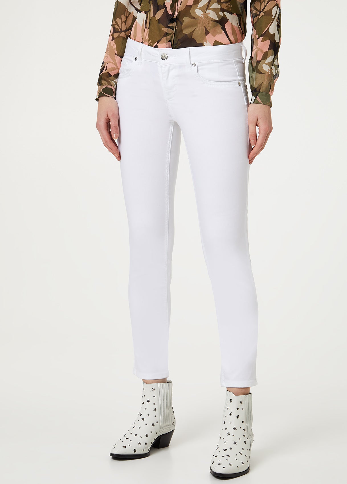 Pantalone Skinny / Bianco - Ideal Moda