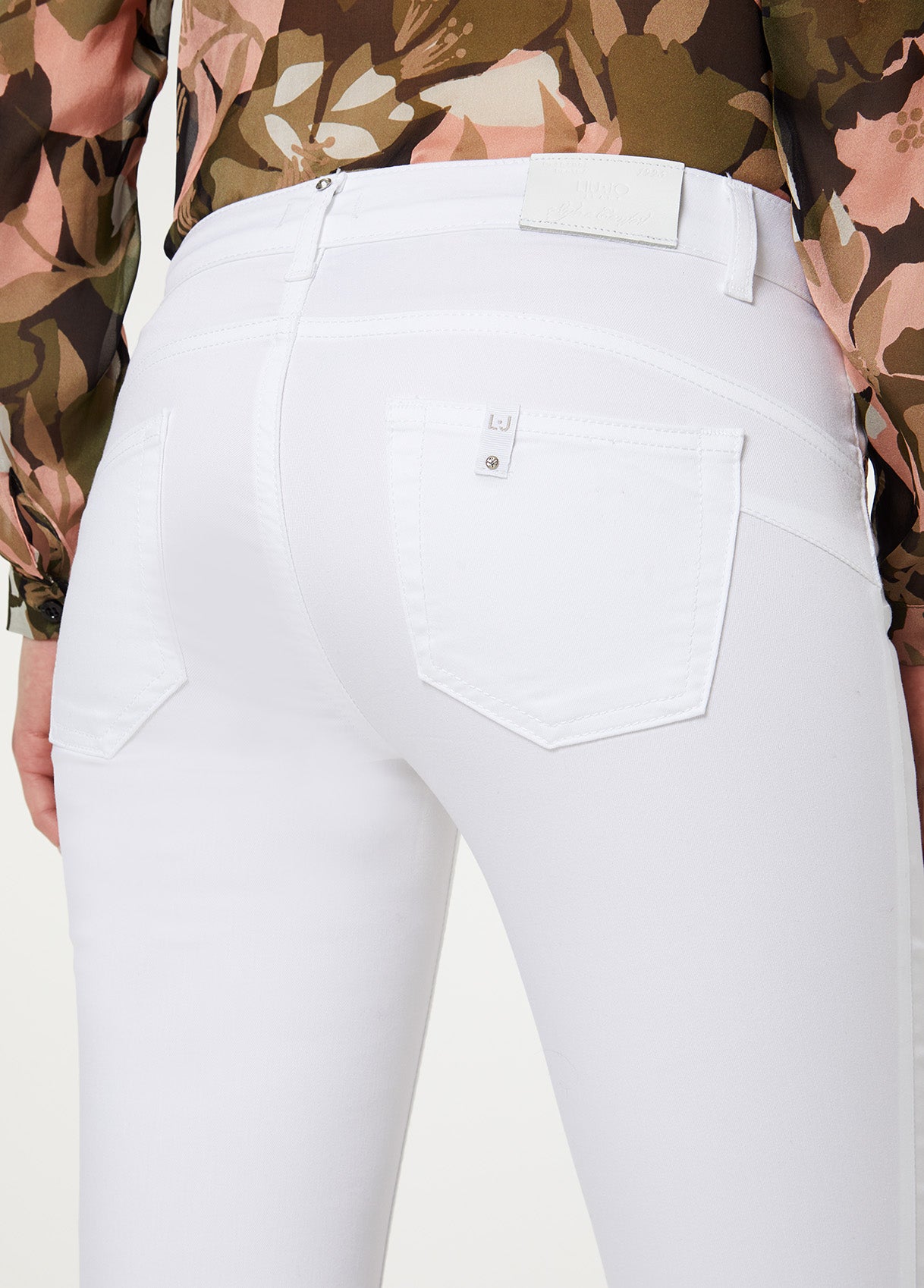 Pantalone Skinny / Bianco - Ideal Moda