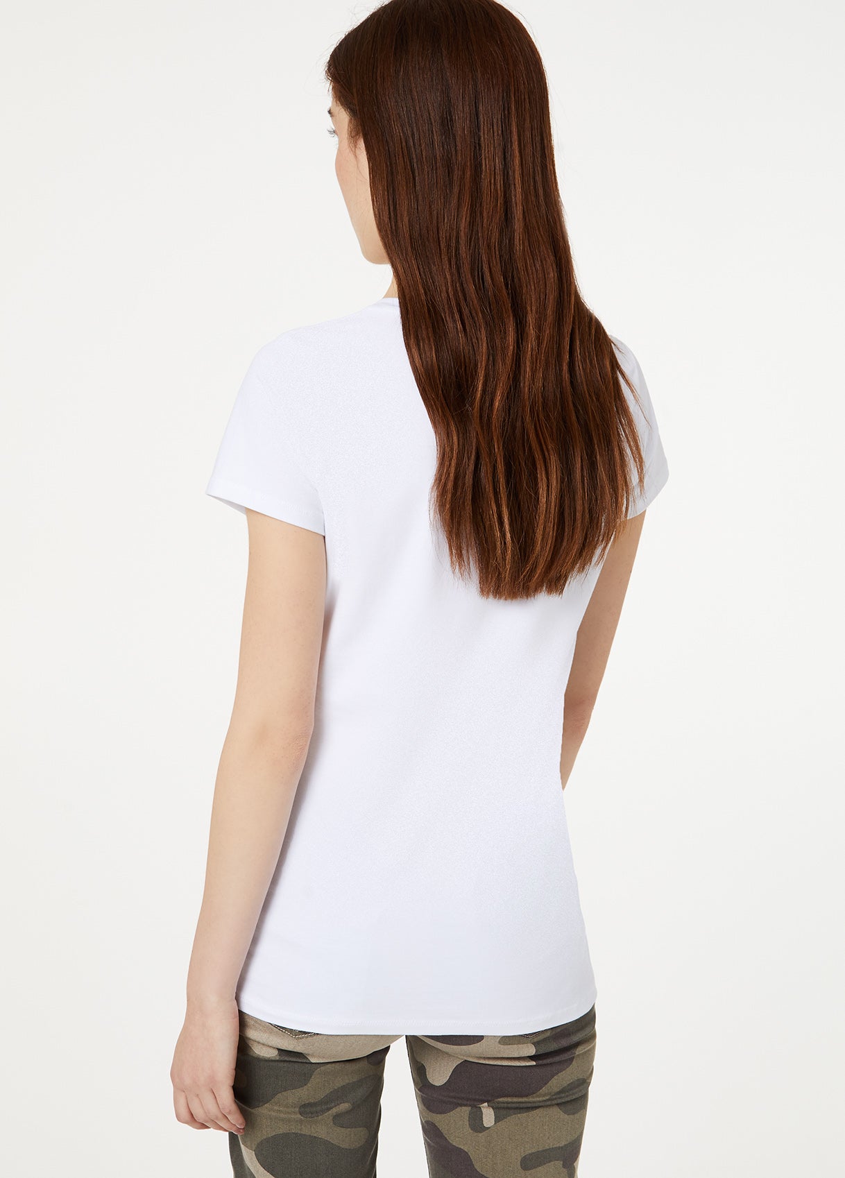 T-Shirt Con Applicazioni / Bianco - Ideal Moda