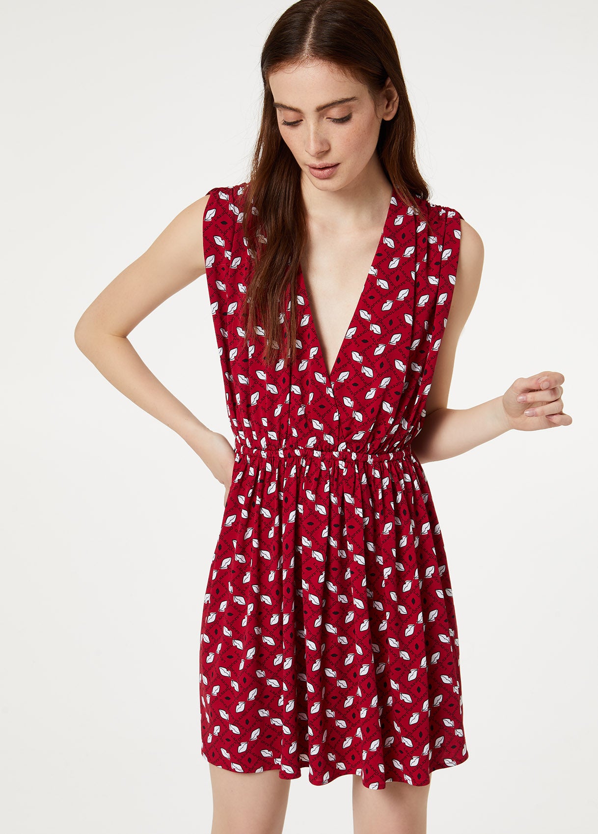 Vestito Corto / Rosso - Ideal Moda