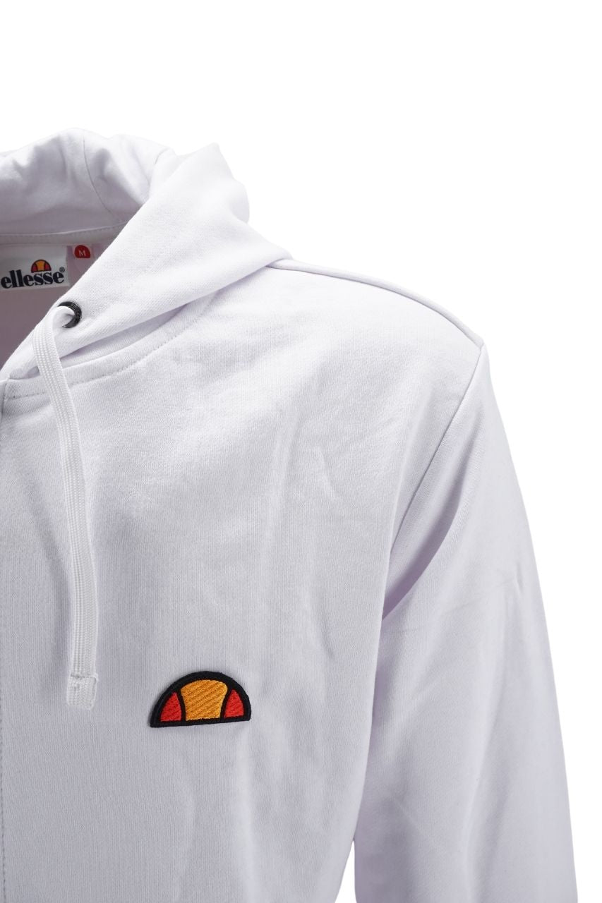 Felpa Ellesse con Zip / Bianco - Ideal Moda