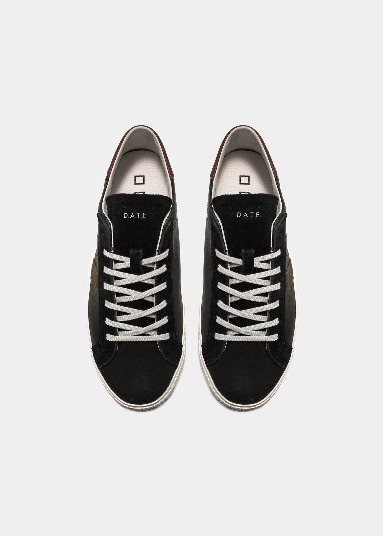 Sneaker DATE Hill Low Vintage Calf / Nero - Ideal Moda