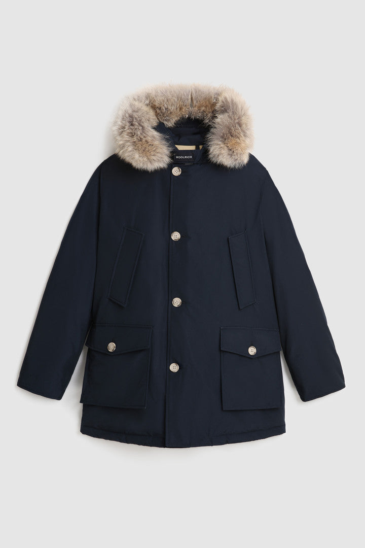 Arctic Parka con pelliccia removibile / Blu - Ideal Moda