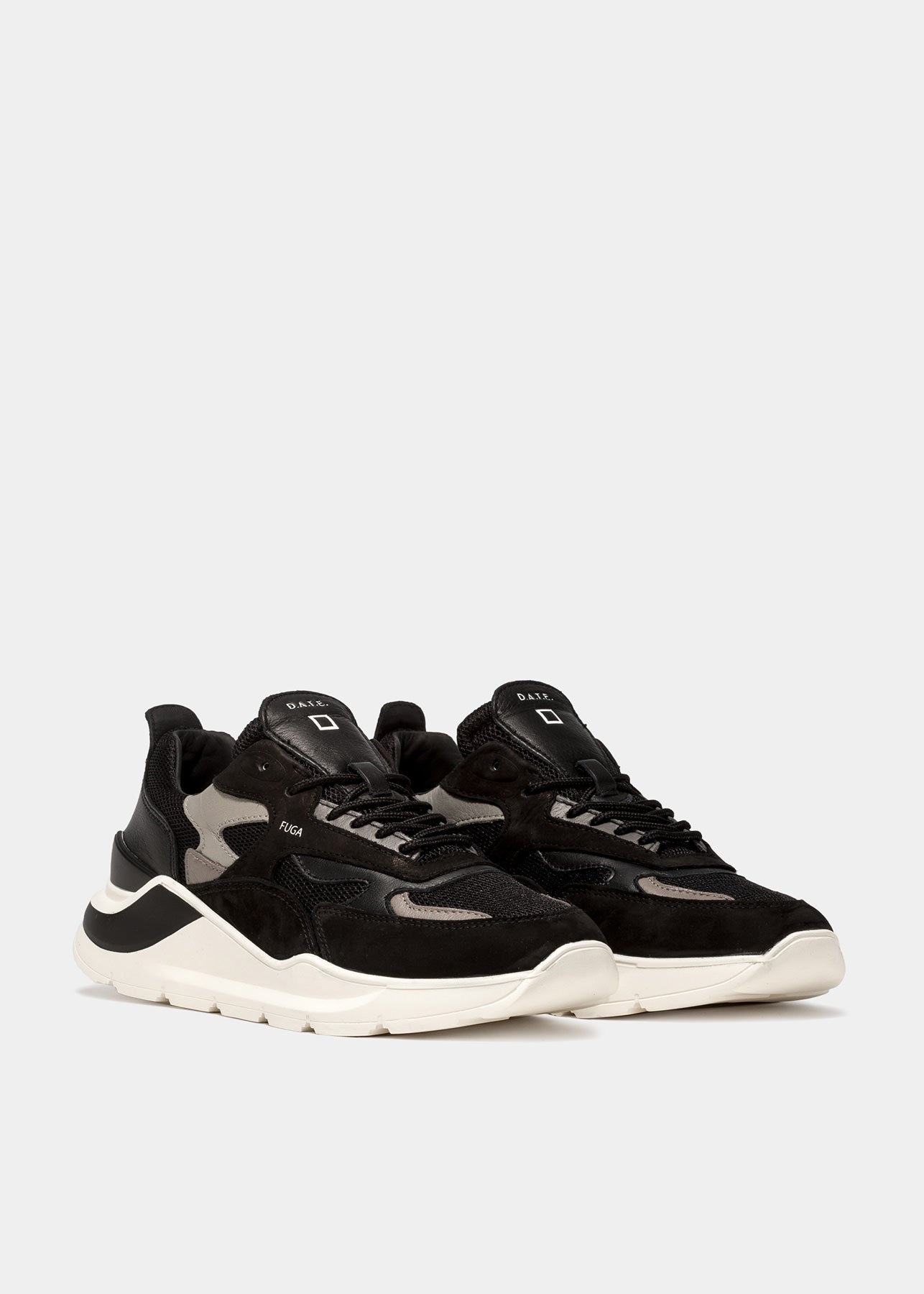 Sneaker DATE Fuga Mesh / Nero - Ideal Moda
