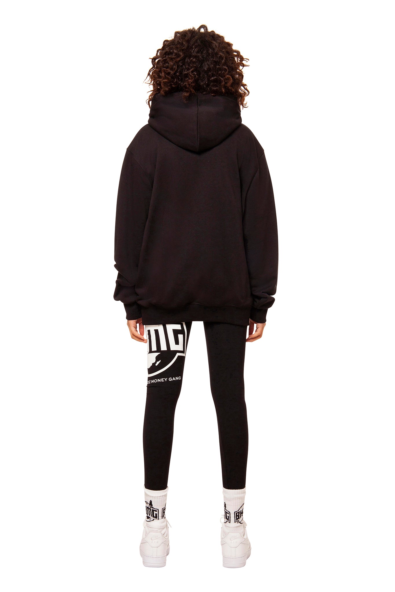Felpa Unisex con Stampa / Nero - Ideal Moda