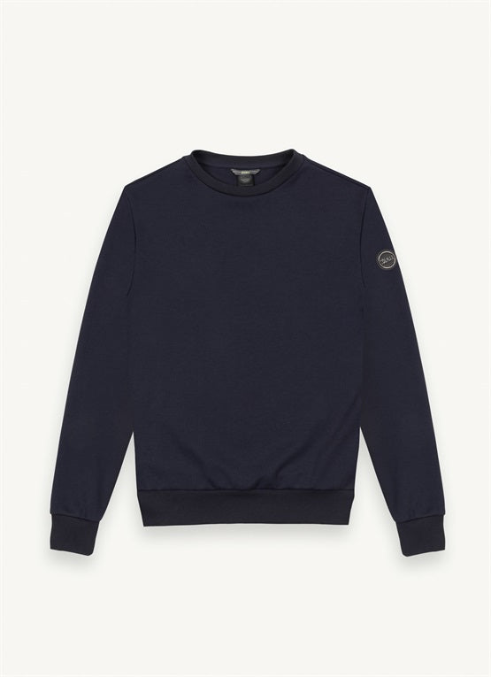 Felpa girocollo uomo research / Blu - Ideal Moda