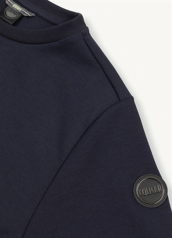Felpa girocollo uomo research / Blu - Ideal Moda