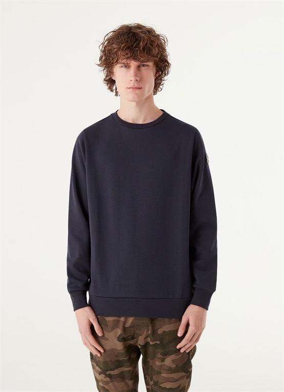 Felpa girocollo uomo research / Blu - Ideal Moda