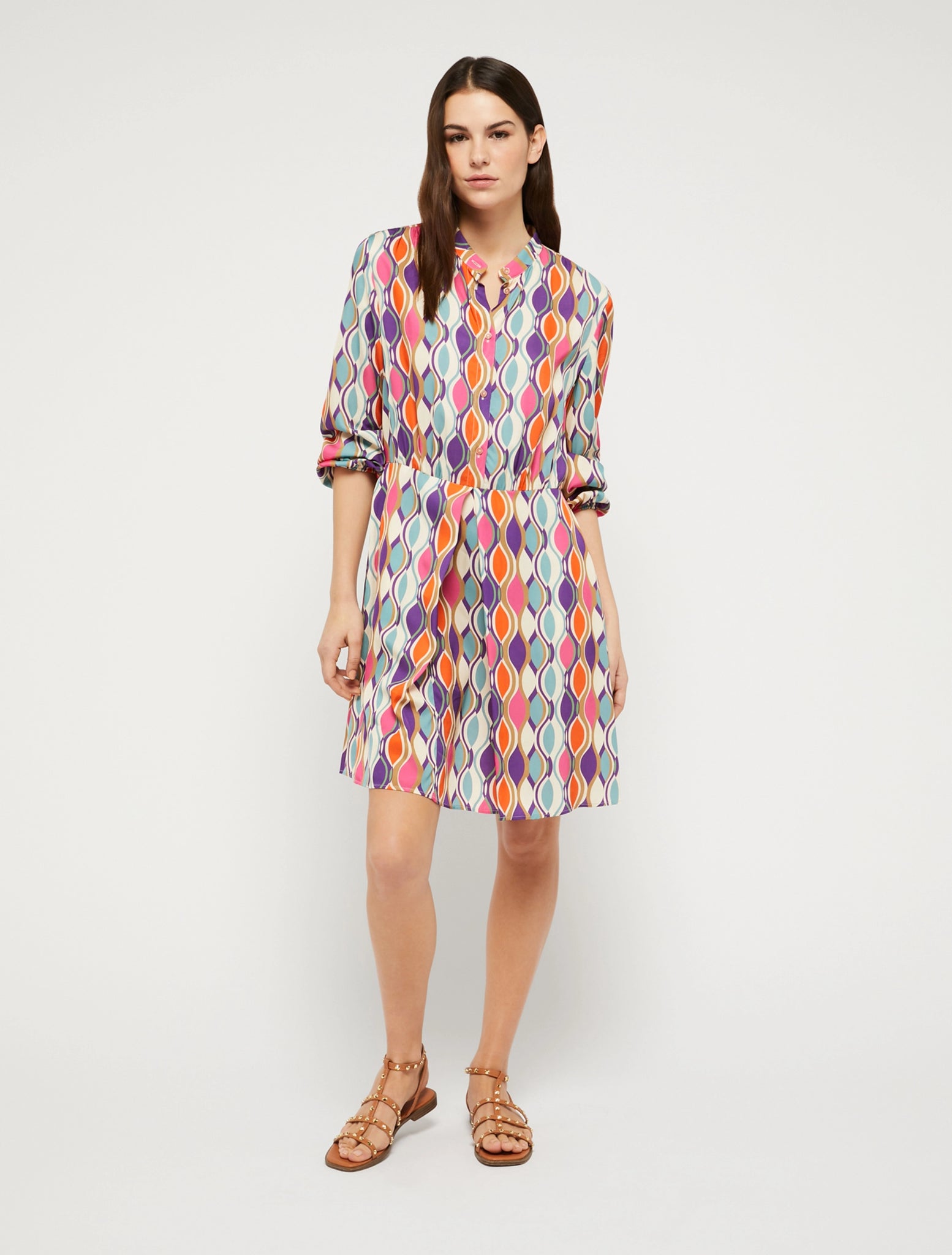 Abito a Fantasia PennyBlack / Multicolor - Ideal Moda