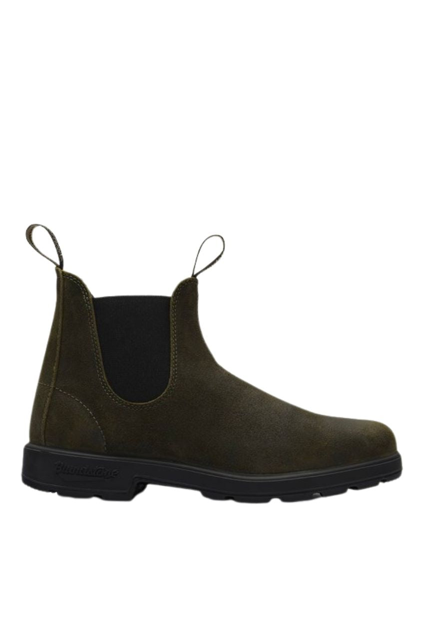 Stivaletto in Pelle Scamosciata Blundstone / Verde - Ideal Moda
