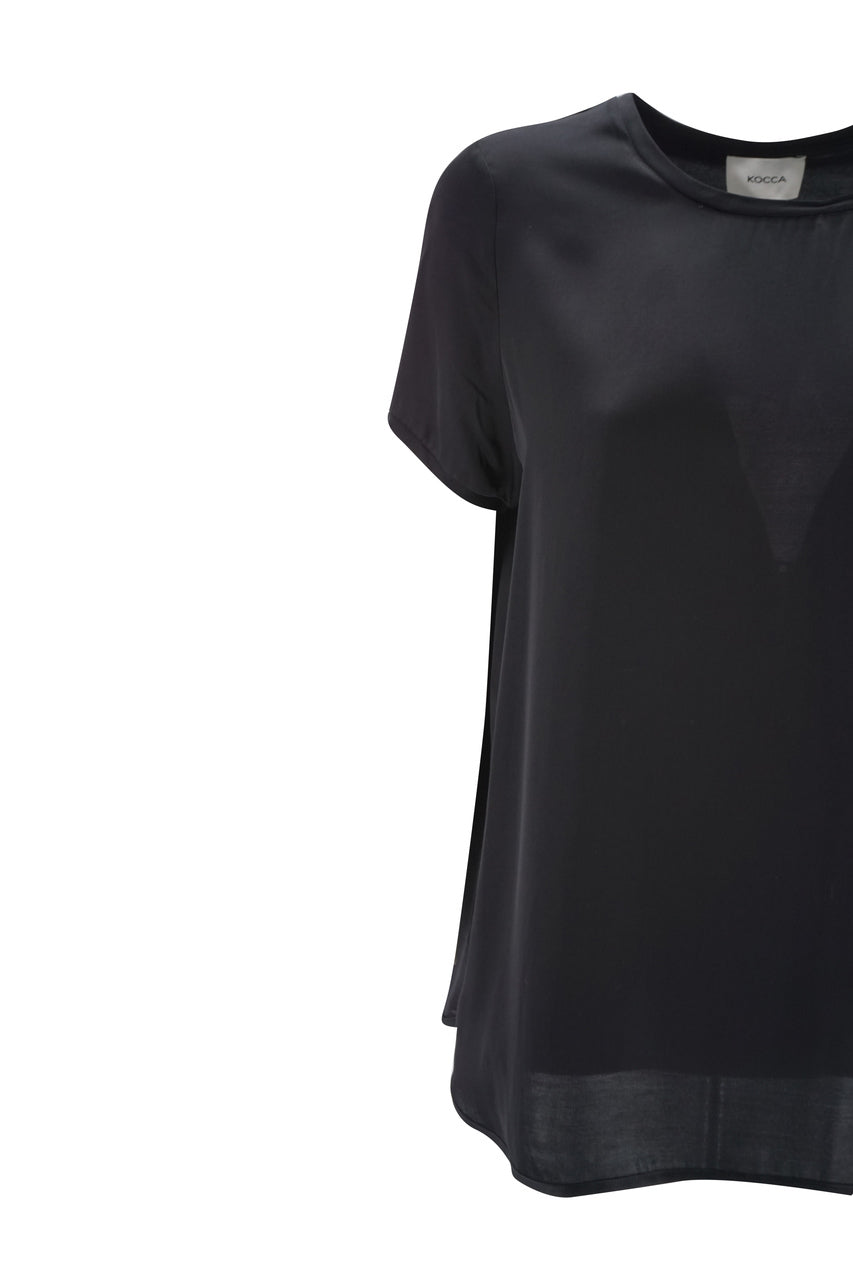 T-Shirt Kocca / Nero - Ideal Moda