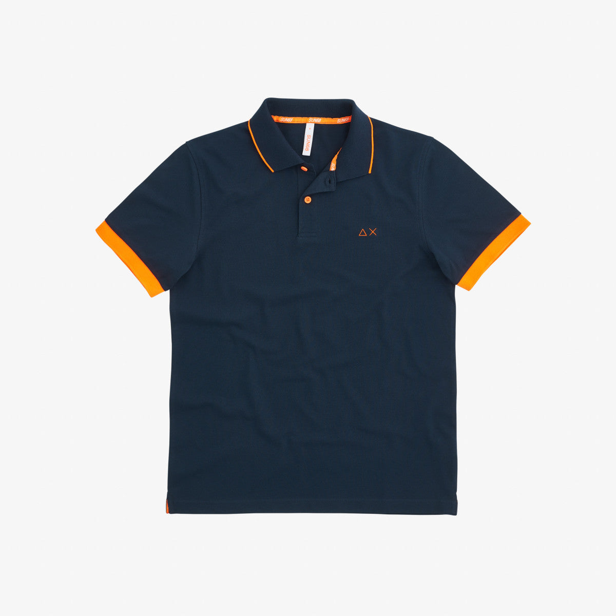 Polo Small Stripes Fluo / Blu - Ideal Moda